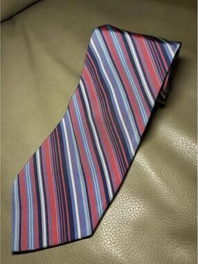 Brooks Brothers Makers Men’s Cotton Silk Blend Tie Multicolor Stripes BB11